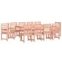 Garden dining set 11 pieces solid Douglas fir wood by , Garden sets - Ref: Foro24-3154724, Price: 691,35 €, Discount: %