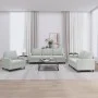 3-piece light gray velvet sofa set with cushions by , Sofas - Ref: Foro24-3201476, Price: 600,08 €, Discount: %