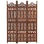 Dreiteiliger handgeschnitzter Paravent aus braunem Mangoholz, 120x165 cm. von , Raumteiler - Ref: Foro24-285324, Preis: 205,7...