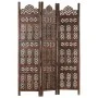 Dreiteiliger handgeschnitzter Paravent aus braunem Mangoholz, 120x165 cm. von , Raumteiler - Ref: Foro24-285324, Preis: 205,7...