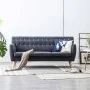 Sofá de 3 plazas tapizado de tela gris oscuro 172x70x82 cm by vidaXL, Sofas - Ref: Foro24-247125, Price: 456,19 €, Discount: %
