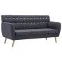 Sofá de 3 plazas tapizado de tela gris oscuro 172x70x82 cm by vidaXL, Sofas - Ref: Foro24-247125, Price: 456,19 €, Discount: %