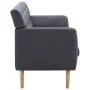 Sofá de 3 plazas tapizado de tela gris oscuro 172x70x82 cm by vidaXL, Sofas - Ref: Foro24-247125, Price: 456,19 €, Discount: %
