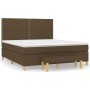 Boxspringbett mit dunkelbrauner Stoffmatratze 160x200 cm von , Betten und Lattenroste - Ref: Foro24-3137088, Preis: 525,16 €,...