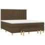 Boxspringbett mit dunkelbrauner Stoffmatratze 160x200 cm von , Betten und Lattenroste - Ref: Foro24-3137488, Preis: 582,78 €,...