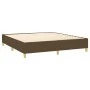 Boxspringbett mit dunkelbrauner Stoffmatratze 160x200 cm von , Betten und Lattenroste - Ref: Foro24-3137488, Preis: 582,78 €,...