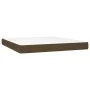 Boxspringbett mit dunkelbrauner Stoffmatratze 160x200 cm von , Betten und Lattenroste - Ref: Foro24-3137488, Preis: 582,78 €,...