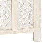 Paravent 4 Paneele handgeschnitztes weißes Mangoholz 160x165 cm von , Raumteiler - Ref: Foro24-285319, Preis: 234,33 €, Rabat...