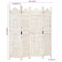 Paravent 4 Paneele handgeschnitztes weißes Mangoholz 160x165 cm von , Raumteiler - Ref: Foro24-285319, Preis: 234,33 €, Rabat...