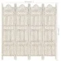 Paravent 4 Paneele handgeschnitztes weißes Mangoholz 160x165 cm von , Raumteiler - Ref: Foro24-285319, Preis: 207,95 €, Rabat...