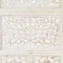 Screen 4 panels hand carved white mango wood 160x165 cm by , Room dividers - Ref: Foro24-285327, Price: 201,30 €, Discount: %