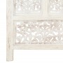 Paravent 4 Paneele handgeschnitztes weißes Mangoholz 160x165 cm von , Raumteiler - Ref: Foro24-285327, Preis: 239,13 €, Rabat...
