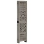 Screen 5 panels hand carved gray mango wood 200x165 cm by , Room dividers - Ref: Foro24-285333, Price: 287,53 €, Discount: %