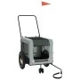 Pet Bicycle Trailer Iron Oxford Cloth Gray Black by , pet strollers - Ref: Foro24-93930, Price: 87,48 €, Discount: %