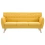 3-Sitzer-Sofa, gepolstert mit gelbem Stoff, 172 x 70 x 82 cm von vidaXL, Sofas - Ref: Foro24-247127, Preis: 423,35 €, Rabatt: %
