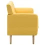 3-Sitzer-Sofa, gepolstert mit gelbem Stoff, 172 x 70 x 82 cm von vidaXL, Sofas - Ref: Foro24-247127, Preis: 423,35 €, Rabatt: %