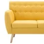 3-seater sofa upholstered in yellow fabric 172x70x82 cm by vidaXL, Sofas - Ref: Foro24-247127, Price: 423,35 €, Discount: %