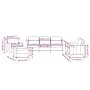 Sofa set with cushions 4 pieces light gray velvet by , Sofas - Ref: Foro24-3201486, Price: 645,56 €, Discount: %