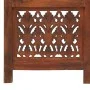 Screen 5 panels hand carved brown mango wood 200x165 cm by , Room dividers - Ref: Foro24-285335, Price: 326,77 €, Discount: %