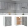 Sonoma grauer Hängeschrank aus Holzwerkstoff, 50 x 31 x 60 cm von , Küchenschränke - Ref: Foro24-815586, Preis: 52,83 €, Raba...