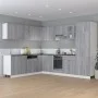 Sonoma grauer Hängeschrank aus Holzwerkstoff, 50 x 31 x 60 cm von , Küchenschränke - Ref: Foro24-815586, Preis: 52,83 €, Raba...