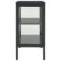 Aparador de acero y vidrio gris antracita 70x35x70 cm de , Aparadores - Ref: Foro24-336066, Precio: 148,06 €, Descuento: %