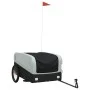 Fahrradanhänger aus schwarzem und grauem Eisen, 45 kg von , Fahrradanhänger - Ref: Foro24-94049, Preis: 89,70 €, Rabatt: %