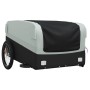 Black and gray iron bicycle trailer 45 kg by , Bicycle trailers - Ref: Foro24-94049, Price: 91,15 €, Discount: %