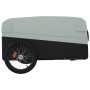 Black and gray iron bicycle trailer 45 kg by , Bicycle trailers - Ref: Foro24-94049, Price: 91,15 €, Discount: %