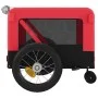 Haustier-Fahrradanhänger, Eisen-Oxford-Stoff, Rot, Schwarz von , Kinderwagen für Haustiere - Ref: Foro24-93929, Preis: 77,92 ...