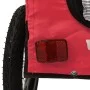 Haustier-Fahrradanhänger, Eisen-Oxford-Stoff, Rot, Schwarz von , Kinderwagen für Haustiere - Ref: Foro24-93929, Preis: 77,92 ...