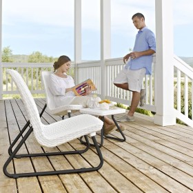 Keter Juego de muebles de jardín Rio 3 piezas blanco von , Gartensets - Ref: Foro24-405985, Preis: 185,67 €, Rabatt: %