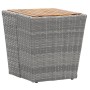 Mesa y sillas jardín 5 pzas ratán sintético madera acacia gris by , Garden sets - Ref: Foro24-3058377, Price: 267,28 €, Disco...