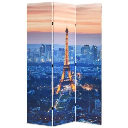 Biombo divisor plegable 120x170 cm París de noche de vidaXL, Divisores de ambientes - Ref: Foro24-245869, Precio: 82,18 €, De...