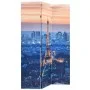 Biombo divisor plegable 120x170 cm París de noche de vidaXL, Divisores de ambientes - Ref: Foro24-245869, Precio: 82,18 €, De...