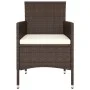 Juego de muebles de jardín de 5 piezas ratán sintético marrón von , Gartensets - Ref: Foro24-3058471, Preis: 247,87 €, Rabatt: %
