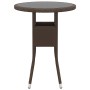 Juego de muebles de jardín de 5 piezas ratán sintético marrón by , Garden sets - Ref: Foro24-3058471, Price: 250,92 €, Discou...