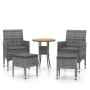 Juego de muebles de jardín de 5 piezas ratán sintético gris von , Gartensets - Ref: Foro24-3058473, Preis: 204,78 €, Rabatt: %