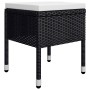 Juego de comedor de jardín de 5 piezas negro by , Garden sets - Ref: Foro24-3068691, Price: 301,51 €, Discount: %