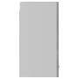 Armario colgante contrachapada gris hormigón 29,5x31x60 cm