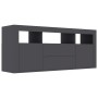 Grauer TV-Schrank aus Sperrholz, 120 x 30 x 50 cm von , TV-Möbel - Ref: Foro24-801816, Preis: 95,26 €, Rabatt: %