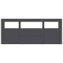 Grauer TV-Schrank aus Sperrholz, 120 x 30 x 50 cm von , TV-Möbel - Ref: Foro24-801816, Preis: 95,26 €, Rabatt: %