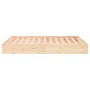 Solid wood bed frame 180x200 cm by , Beds and slatted bases - Ref: Foro24-820027, Price: 117,35 €, Discount: %