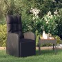 Gartenliege mit schwarzem synthetischem Rattankissen von , Gartenstühle - Ref: Foro24-46066, Preis: 166,05 €, Rabatt: %