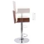 Weißer Küchenhocker aus Kunstleder von , Küchenhocker - Ref: Foro24-287376, Preis: 155,81 €, Rabatt: %