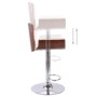 Weißer Küchenhocker aus Kunstleder von , Küchenhocker - Ref: Foro24-287376, Preis: 155,79 €, Rabatt: %