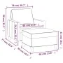 Red velvet armchair with stool 60 cm by , Sofas - Ref: Foro24-3201049, Price: 175,26 €, Discount: %
