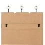 FAMILY RULES wall coat rack with 6 hooks 120x40 cm by vidaXL, Hat and coat racks - Ref: Foro24-245854, Price: 66,71 €, Discou...