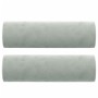 2-seater sofa with light gray velvet cushions 120 cm by , Sofas - Ref: Foro24-3200871, Price: 197,67 €, Discount: %