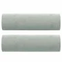Sofá de 2 plazas con cojines terciopelo gris claro 120 cm de , Sofás - Ref: Foro24-3200871, Precio: 195,22 €, Descuento: %